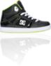 DC Boys Rebound Hi Black & Yellow Skate Shoe