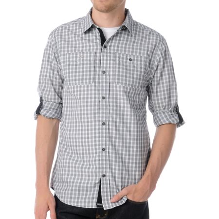 Dravus Trump Black & White Long Sleeve Woven Shirt