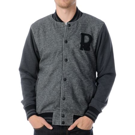 Dravus Vaughn Charcoal Varsity Jacket 