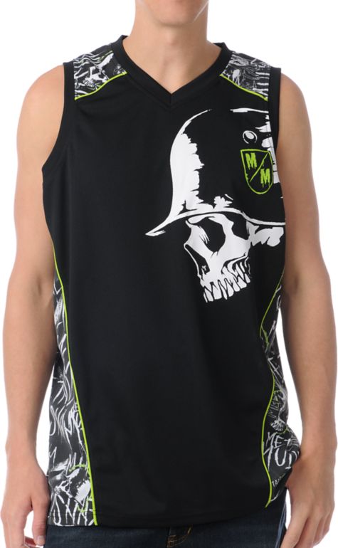 Metal Mulisha Legendary Black Tank Top Jersey