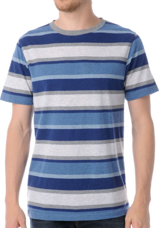 Empyre Cadet Blue Stripe Tee Shirt