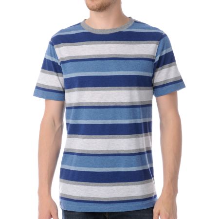 Empyre Cadet Blue Stripe Tee Shirt