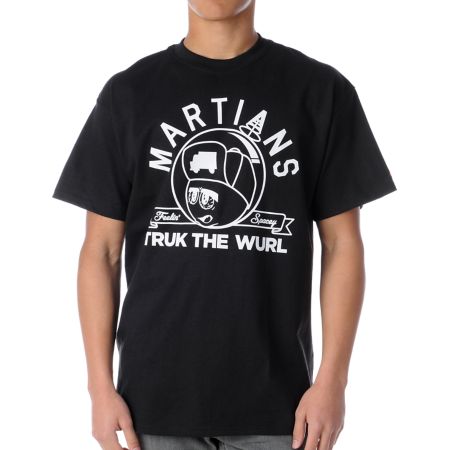 Trukfit Feelin Spacey Martians Black Tee