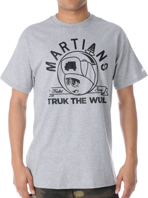 Trukfit Feelin Spacey Martians Grey Tee