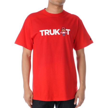 Trukfit Truk It Logo Red Tee Shirt