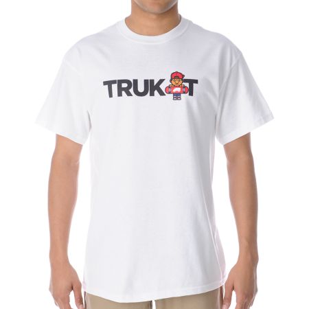 Trukfit Truk It Logo White Tee Shirt
