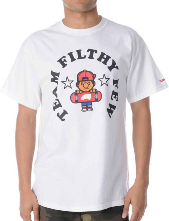 Trukfit Filthy Few White Tee Shirt
