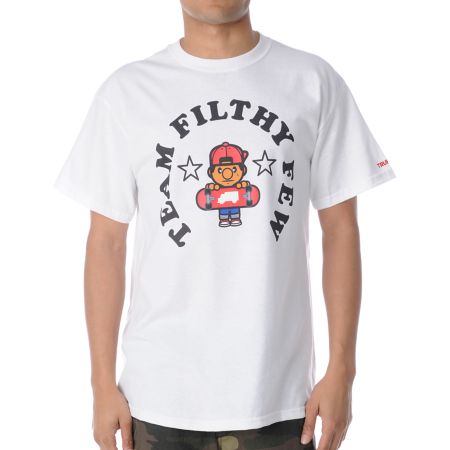 Trukfit Filthy Few White Tee Shirt