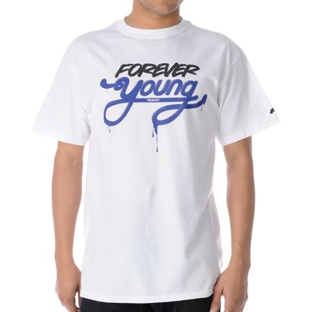 Trukfit Forever Young White Tee Shirt