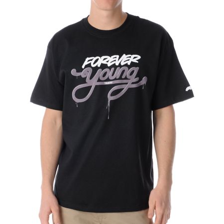 Trukfit Forever Young Black Tee Shirt