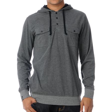 Empyre Props Grey Henley Hoodie 