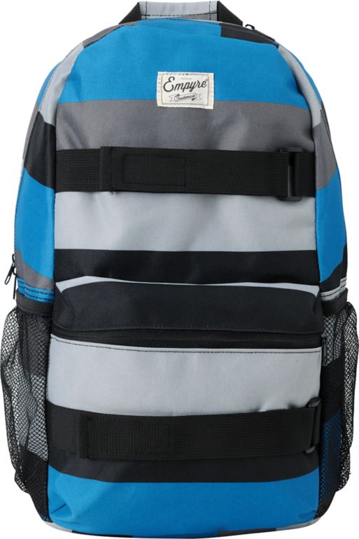 Empyre Rollin Blue & Black Stripe Skate Backpack