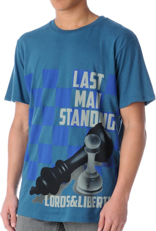 Lords & Liberties Kings Demise Patriot Blue Tee Shirt