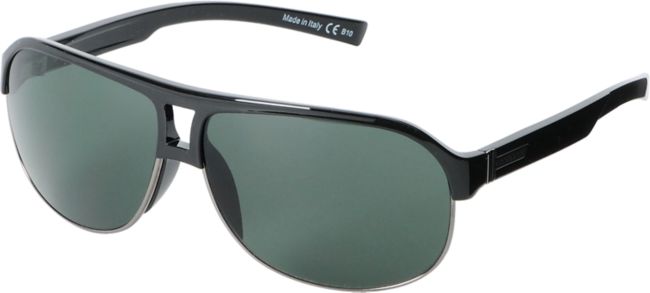 Von Zipper Ottobahn Black Gloss Black & Grey Sunglasses