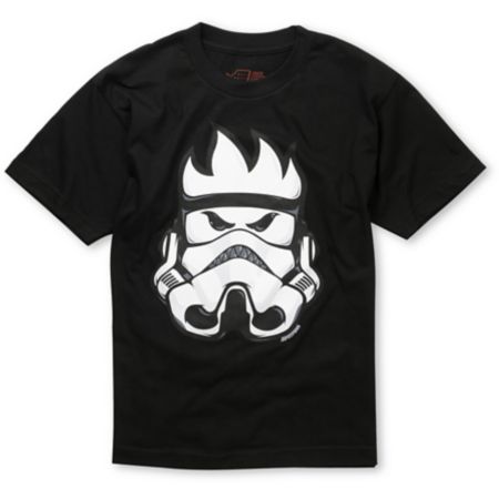 Spitfire Boys Burn Trooper Black Tee Shirt 