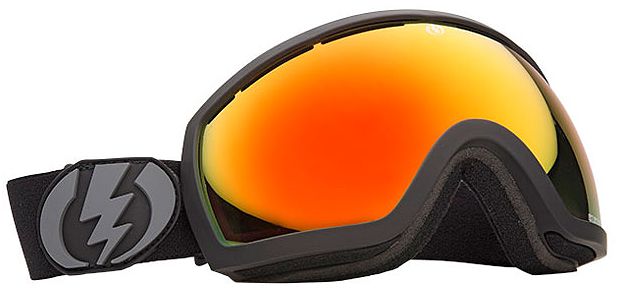 Electric EG2.5 Matte Black 2012 Bronze & Red Chrome Snowboard Goggles