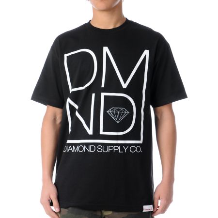 Diamond Supply DMND Black Tee Shirt