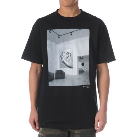 Diamond Supply Gallery Black Tee Shirt