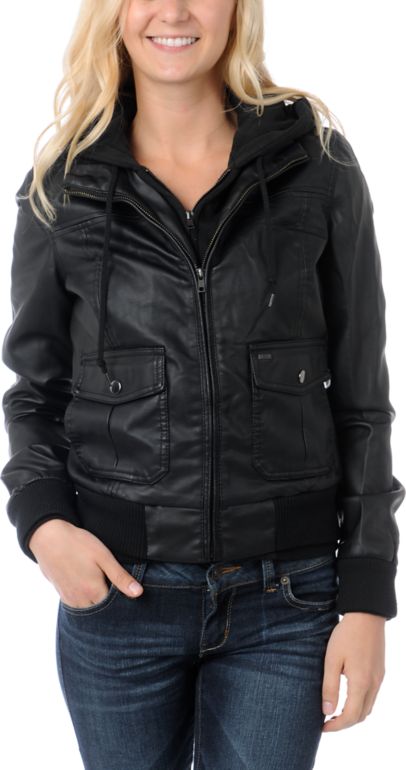 Obey Jealous Lover Black Bomber Jacket