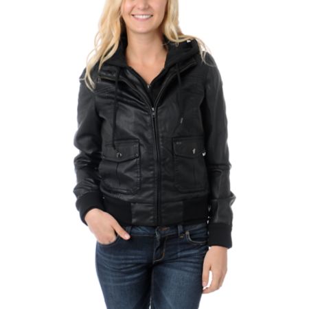 Obey Jealous Lover Black Bomber Jacket 