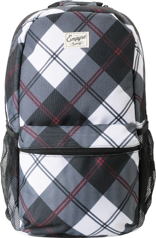 Empyre Girls Black & Red Plaid Roll Call Laptop Backpack