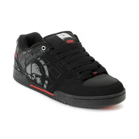 Etnies x Metal Mulisha Charter Black & Red Shoe