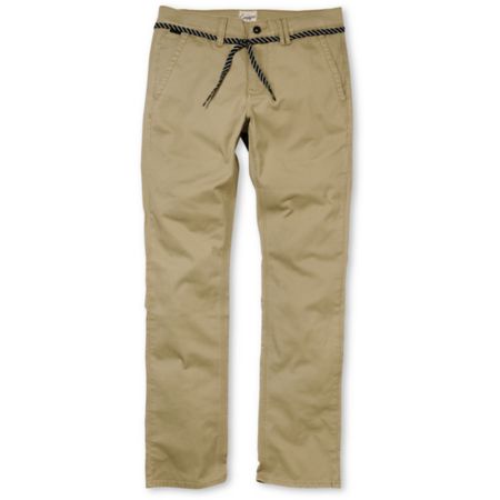 Empyre Skeletor Khaki Slim Chino Pants
