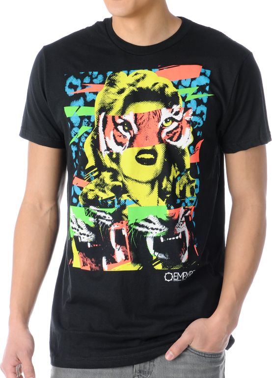 Empyre 80s Scrapbook Black Tee Shirt