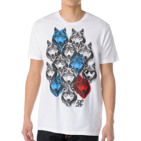 A-Lab Wolf Gang White Tee Shirt