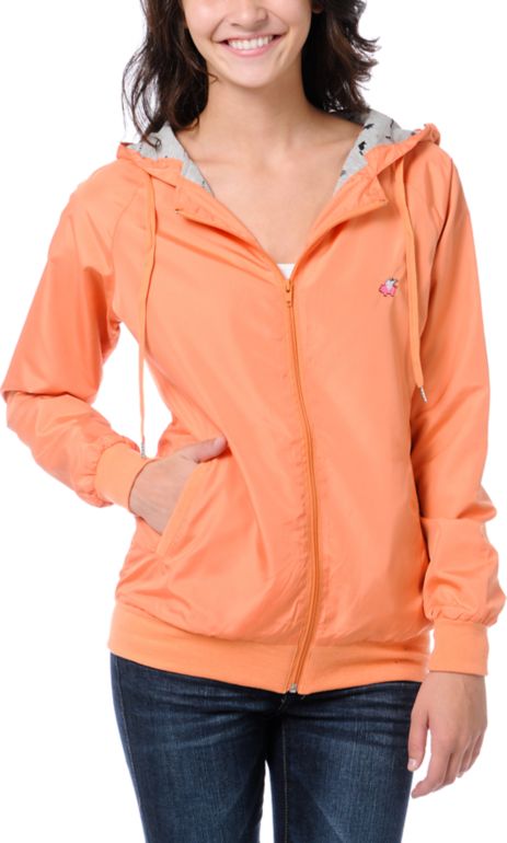 Glamour Kills Coral Windbreaker Jacket