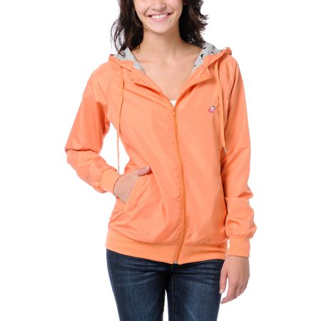 Glamour Kills Coral Windbreaker Jacket