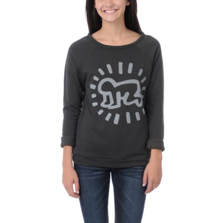 Obey Keith Haring Radiant Baby Crew Neck Sweatshirt
