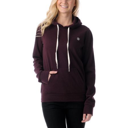 Element Girls Colbie Blackberry Burgundy Pullover Hoodie