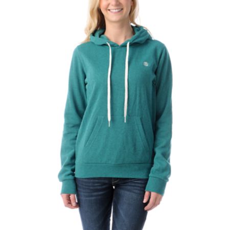 Element Girls Colbie Kelly Heather Green Pullover Hoodie