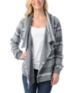 Element Girls Josefien Heather Grey Stripe Wrap Sweatshirt