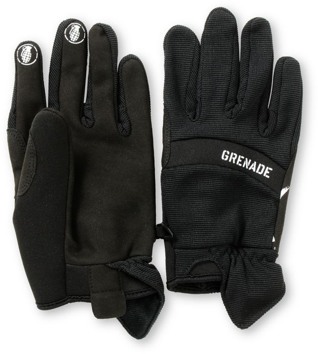 Grenade Murdered Out Black Pipe Snowboard Glove