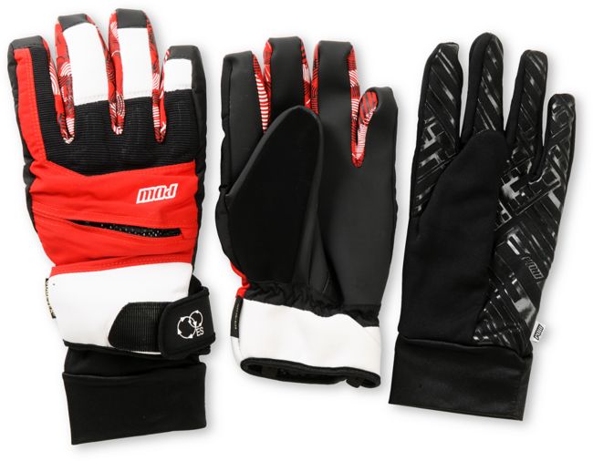 Pow Sniper GTX Red 2013 GORE-TEX Snowboard Gloves