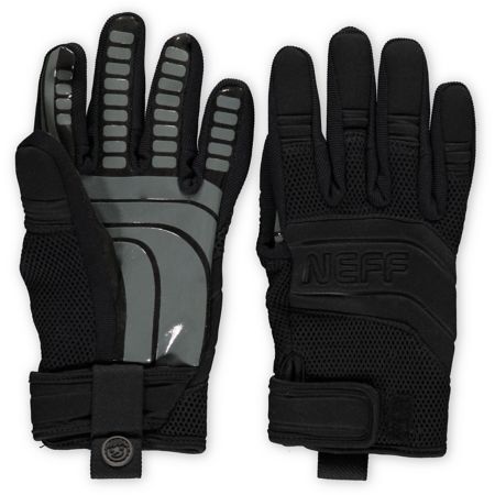 Neff Rover Black & Grey Pipe Snowboard Gloves 2013