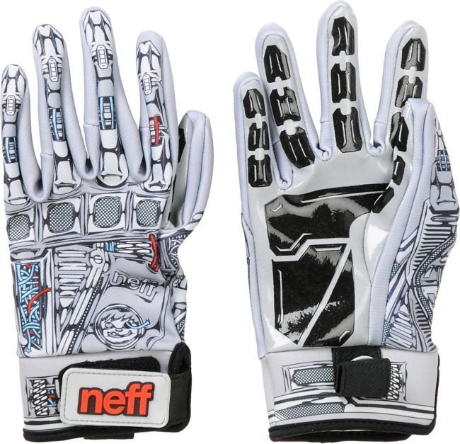 Neff Chameleon Robot Grey 2013 Pipe Snowboard Gloves