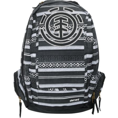 Element Girls Gamine Metric Black & White Backpack