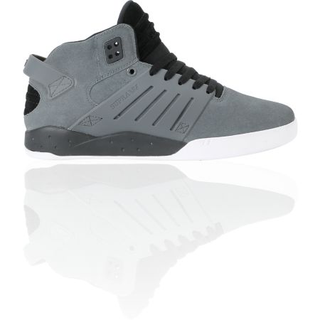 Supra Skytop III Grey Suede & Black Shoe
