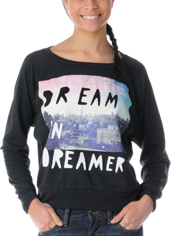 Glamour Kills Skyline Dreamer Raglan Crewneck Top