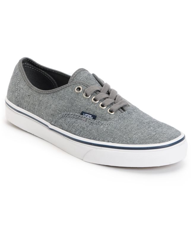 Vans Authentic Pewter Denim Shoe