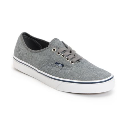 Vans Authentic Pewter Denim Shoe