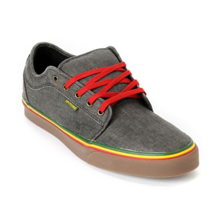 Vans Chukka Low Spitfire x Cardiel Hemp Rasta Skate Shoe