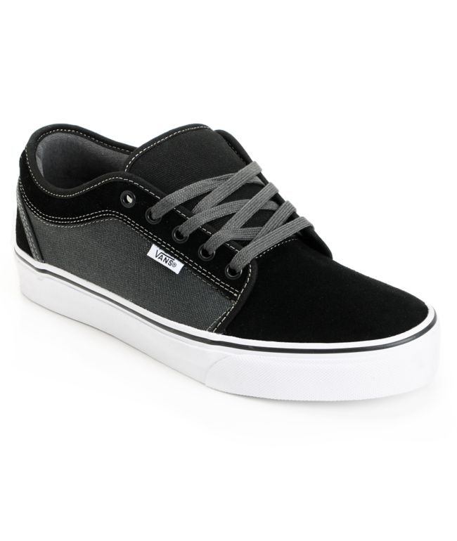 Vans Chukka Low Black & Dark Slate Skate Shoe