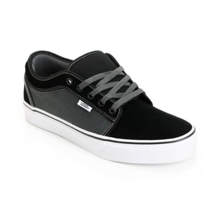 Vans Chukka Low Black & Dark Slate Skate Shoe