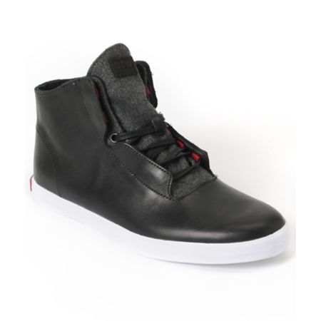 Vans OTW Stovepipe Black & White Leather Shoe