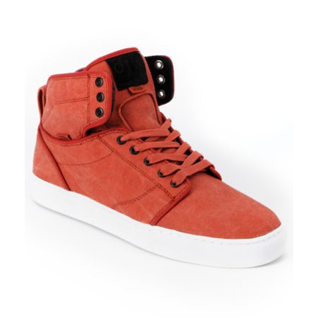 Vans OTW Alomar Red Stone Washed Canvas Skate Shoe