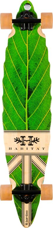Habitat Leaf Lines 40.5 Bamboo Longboard Complete
